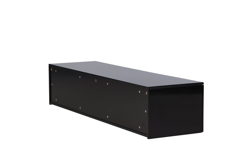 Venture Home Fristad – TV-bord med blank sort finish – 160×45×35 cm