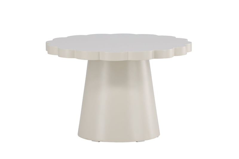 Venture Home - Krull – rundt sofabord med terracotta-look – Ø70×45 cm