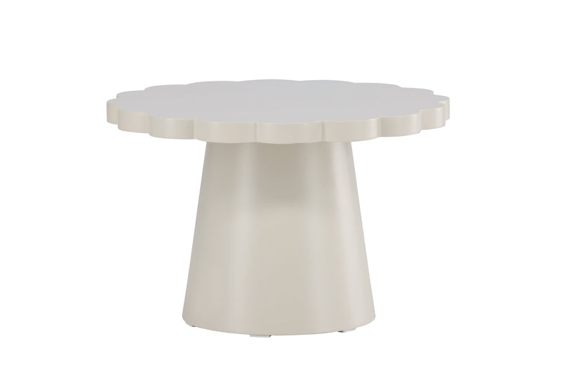Venture Home - Krull – rundt sofabord med terracotta-look – Ø70×45 cm