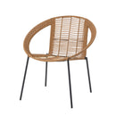 Bloomingville - Dudine Lounge Sæt, Polyrattan, Natur, 3 dele