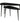 TRIANGLE SIDETABLE METAL BLACK NICKEL - SET OF 2