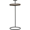 POSITION SIDE TABLE METAL ANTIQUE BRASS