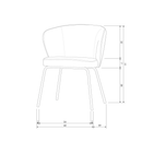 ADMIT DINING CHAIR BOUCLE BEIGE