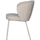 ADMIT DINING CHAIR WOVEN FABRIC PEBBLE