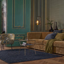 AMAZING SIDETABLE METAL/GLASS ANTIQUE BRASS