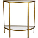 GODDESS SIDETABLE ANTIQUE BRASS