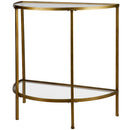 GODDESS SIDETABLE ANTIQUE BRASS