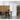 GUILD DINING TABLE NATURAL 220x90CM