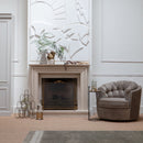 POSITION SIDE TABLE METAL ANTIQUE BRASS