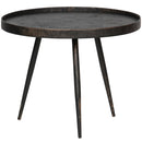 BOUNDS SIDETABLE L WOOD/METAL ANTIQUE GOLD 44xO58