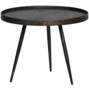 BOUNDS SIDETABLE L WOOD/METAL ANTIQUE GOLD 44xO58