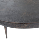 BOUNDS SIDETABLE XL WOOD/METAL ANTIQUE GOLD 40xO76