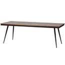 RHOMBIC DINING TABLE WOOD/METAL 220x90CM