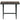 TURN AROUND SIDETABLE BLACK 40x50x44