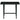 TURN AROUND SIDETABLE BLACK 40x50x44