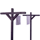 Hortus - Tørrestativ trykimprægneret, sort grundmalet