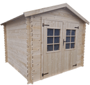 Hortus - Redskabsrum model Møn ubehandlet ekskl. gulv og tagpap