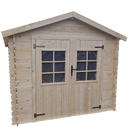 Hortus - Redskabsrum model Møn ubehandlet ekskl. gulv og tagpap