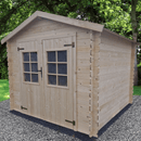 Hortus - Redskabsrum model Møn ubehandlet ekskl. gulv og tagpap