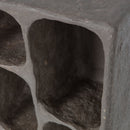 CLAY WALL CABINET PAPIER MACHE GREY