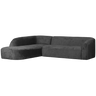 SLOPING CORNER SOFA LEFT STRUCTURE VELVET MOUNTAIN