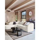 SLOPING CORNER SOFA LEFT PEARL MELANGE