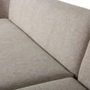 SLOPING CORNER SOFA RIGHT NATURAL MELANGE