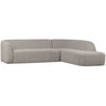 SLOPING CORNER SOFA RIGHT OFF WHITE MELANGE