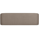 SLOPING 3-SEATER SOFA LIGHT BROWN MELANGE