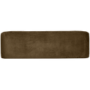 SLOPING 3-SEATER SOFA STRUCTURE VELVET BRASS