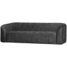 SLOPING 3-SEATER SOFA STRUCTURE VELVET MOUNTAIN
