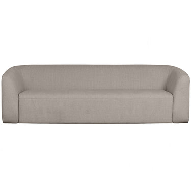 SLOPING 3-SEATER SOFA OFF WHITE MELANGE