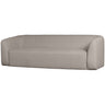 SLOPING 3-SEATER SOFA OFF WHITE MELANGE