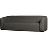 SLOPING 3-SEATER SOFA GREY/BLACK MELANGE
