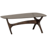 FLASH COFFEE TABLE MANGO WOOD/GLASS WALNUT