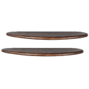 LAYER WALL SHELVES MANGO WOOD WALNUT - SET OF 2