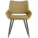PARADE DINING CHAIR MELANGE FABRIC MUSTARD