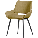 PARADE DINING CHAIR MELANGE FABRIC MUSTARD