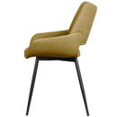 PARADE DINING CHAIR MELANGE FABRIC MUSTARD