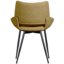 PARADE DINING CHAIR MELANGE FABRIC MUSTARD