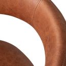 NOBLE DINING CHAIR LEATHERLOOK COGNAC