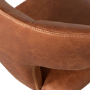 PERMIT DINING CHAIR LEATHER LOOK COGNAC