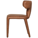 PERMIT DINING CHAIR LEATHER LOOK COGNAC