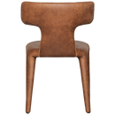 PERMIT DINING CHAIR LEATHER LOOK COGNAC