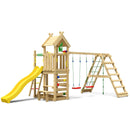 Jungle Gym - Legetårn Jungle Gym Teepee m/2-klatre Modul 200 og gul rutschebane