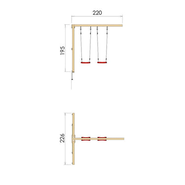Jungle Gym - 2-gynge, Modul 200,