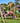 Jungle Gym - Legetårn Jungle Gym Cubby m/2-Swing Module 220, grøn rutschebane og 120 kg sand