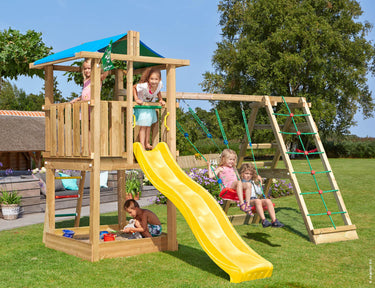Jungle Gym - Legetårn Jungle Gym Hut 2.1 m/2-Climb Module 220 ekskl. rutschebane