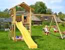 Jungle Gym - Legetårn Jungle Gym Sierra 2.1 m/Swing Module 220 og gul rutschebane