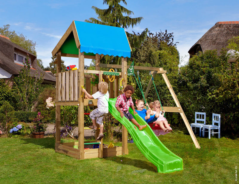Jungle Gym - Legetårn Jungle Gym Home 2.1 m/2-Swing Module 220 ekskl. rutschebane